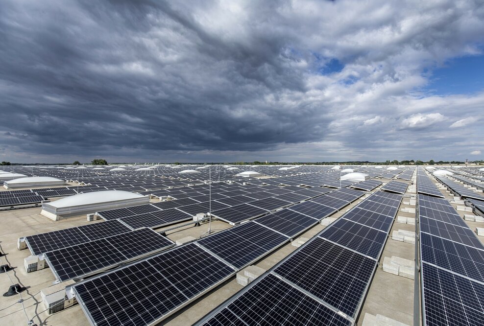 Im Werk Ingolstadt wurden bisher 23.000 Quadratmeter Photovoltaik installiert.