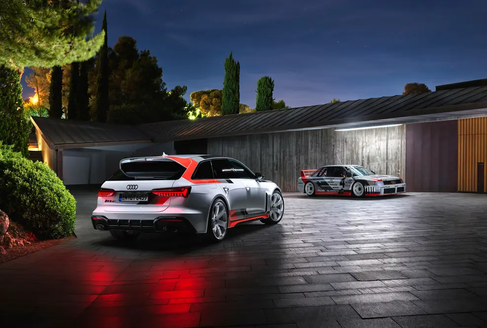 Audi RS 6 Avant GT, Audi 90 quattro IMSA GTO Standaufnahme