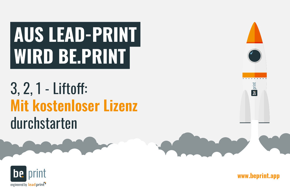 Aus Lead-Print wird be.print