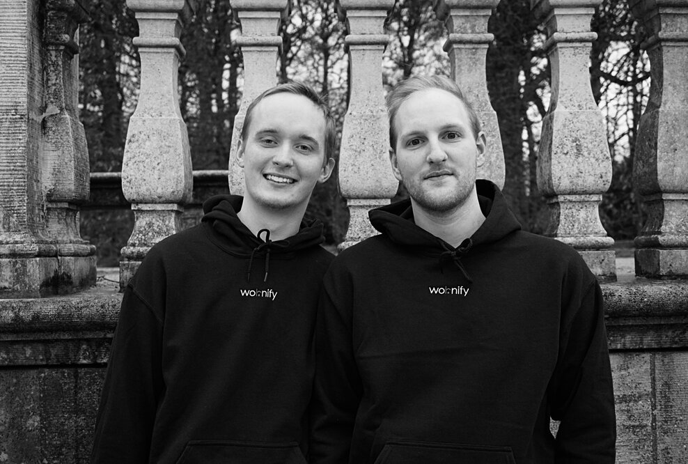 (von links: F. Kemnitz, Berater und M. Dias Faria, Gründer)