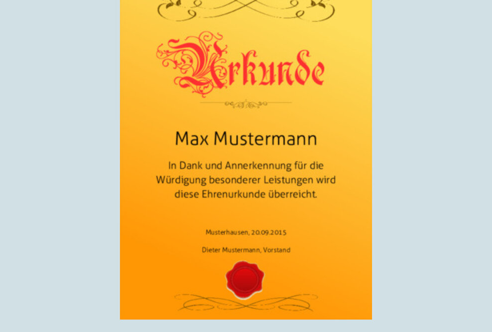 Online Urkunden-Designer 