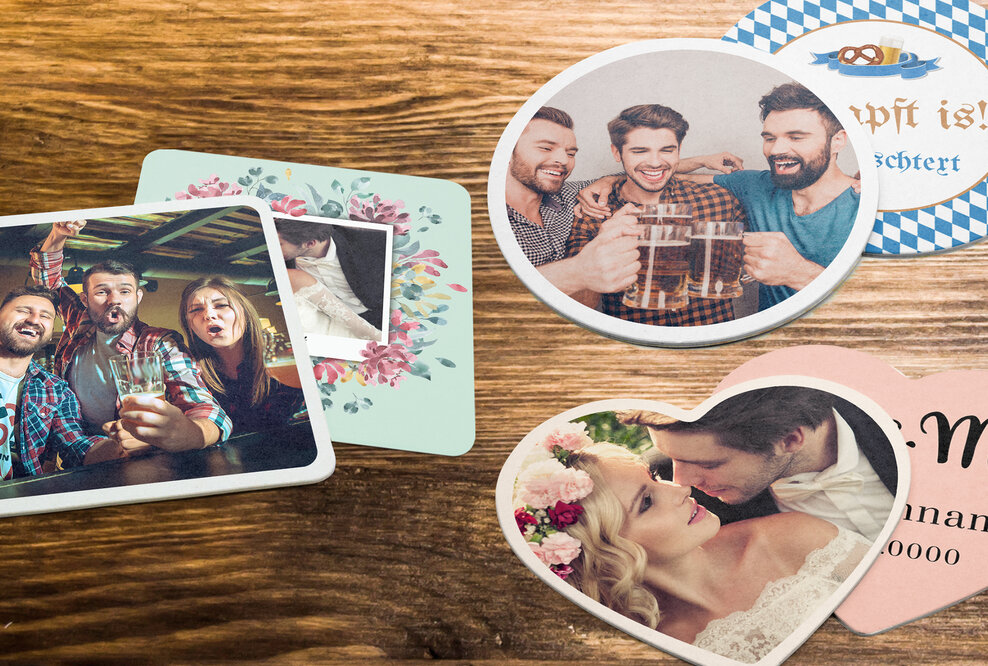 Bierdeckel bedrucken lassen