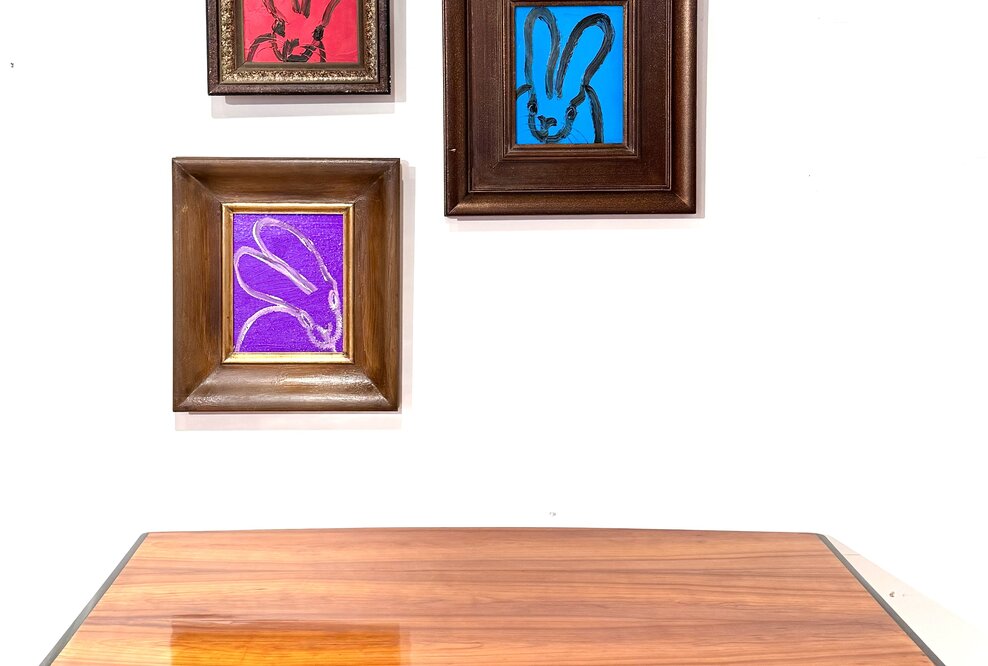 Hunt Slonem Paintings Installation