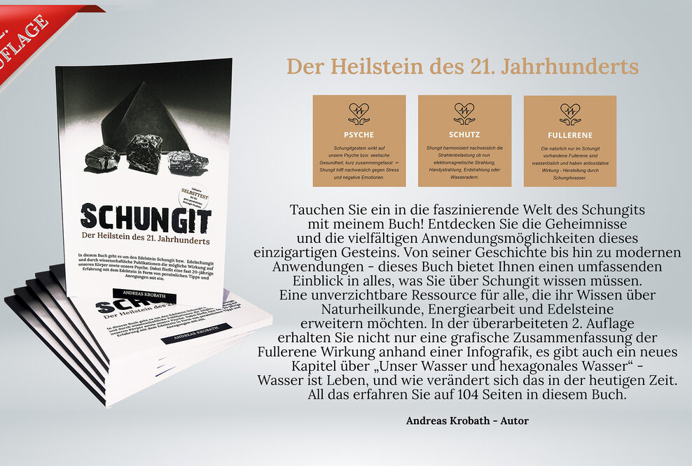 Neues Buch über den Schungit Stein