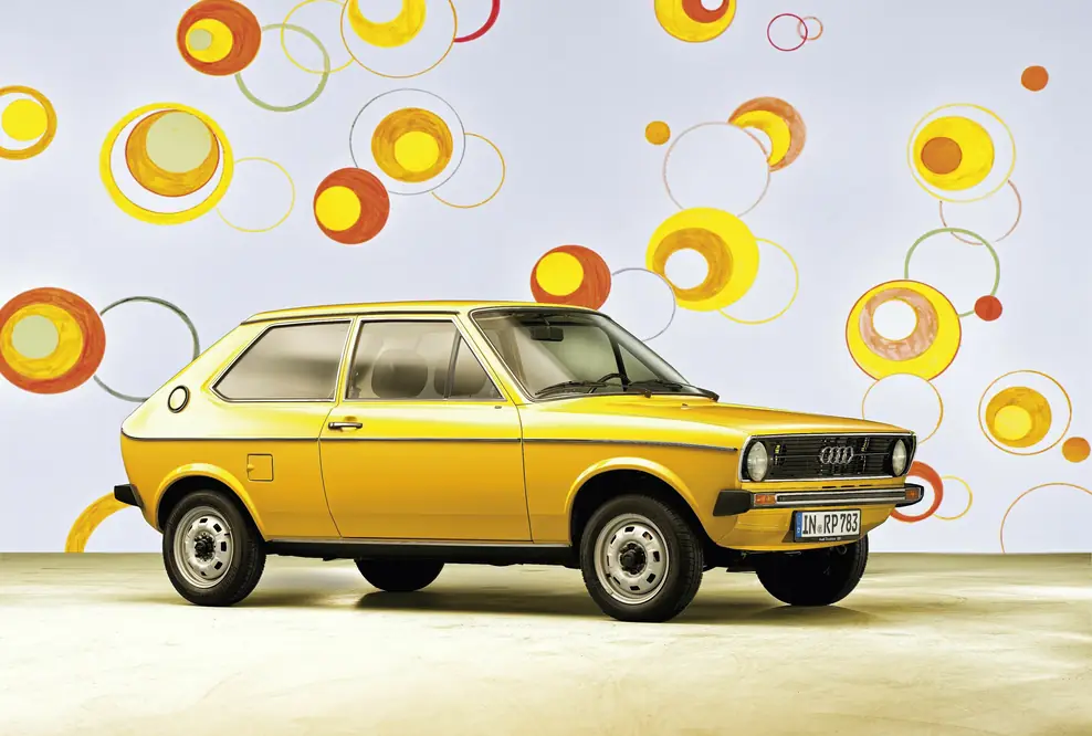 Der Audi 50 – ein Exemplar aus der historischen Fahrzeugsammlung von Audi.