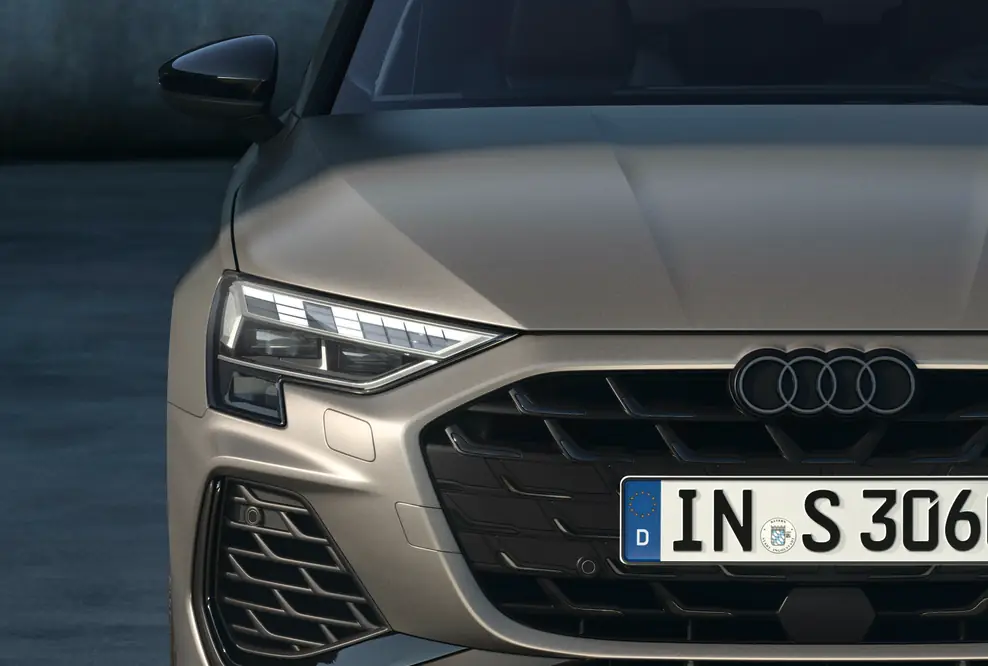 Audi S3 Sportback, Detail, Farbe: Daytonagrau matt