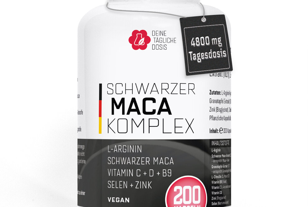 Schwarzer-Maca-Komplex von "Deine tägliche Dosis"