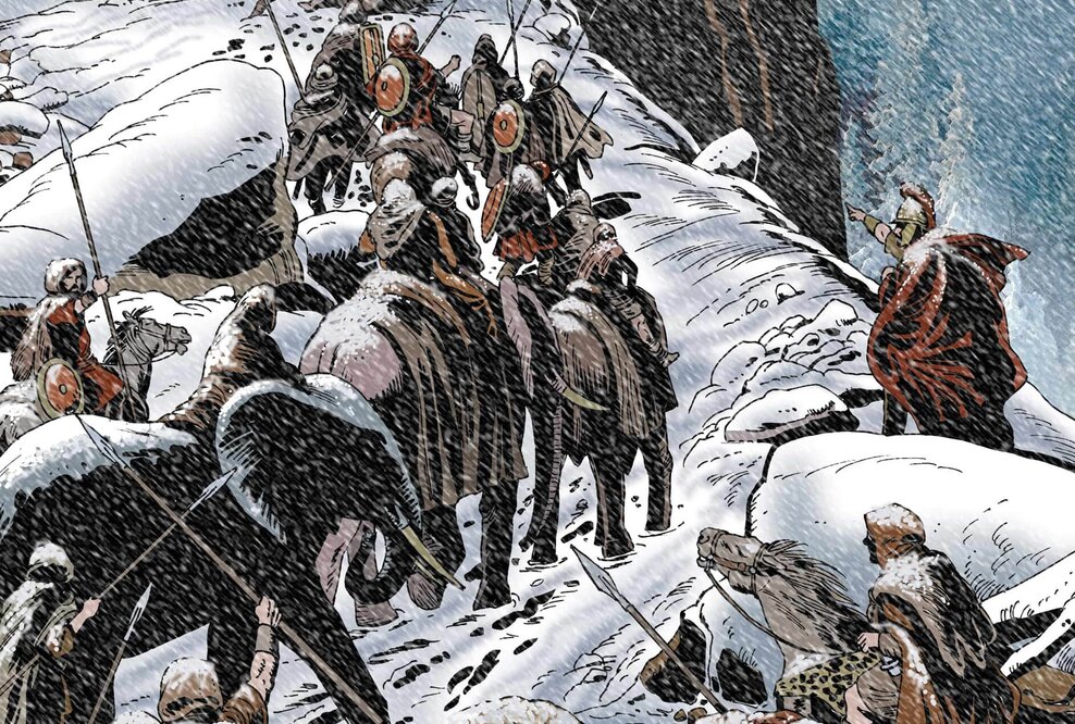 Führende haben Folgende – Hannibal überschreitet 218 v. Chr. die Alpen trotz widrigster Umstände