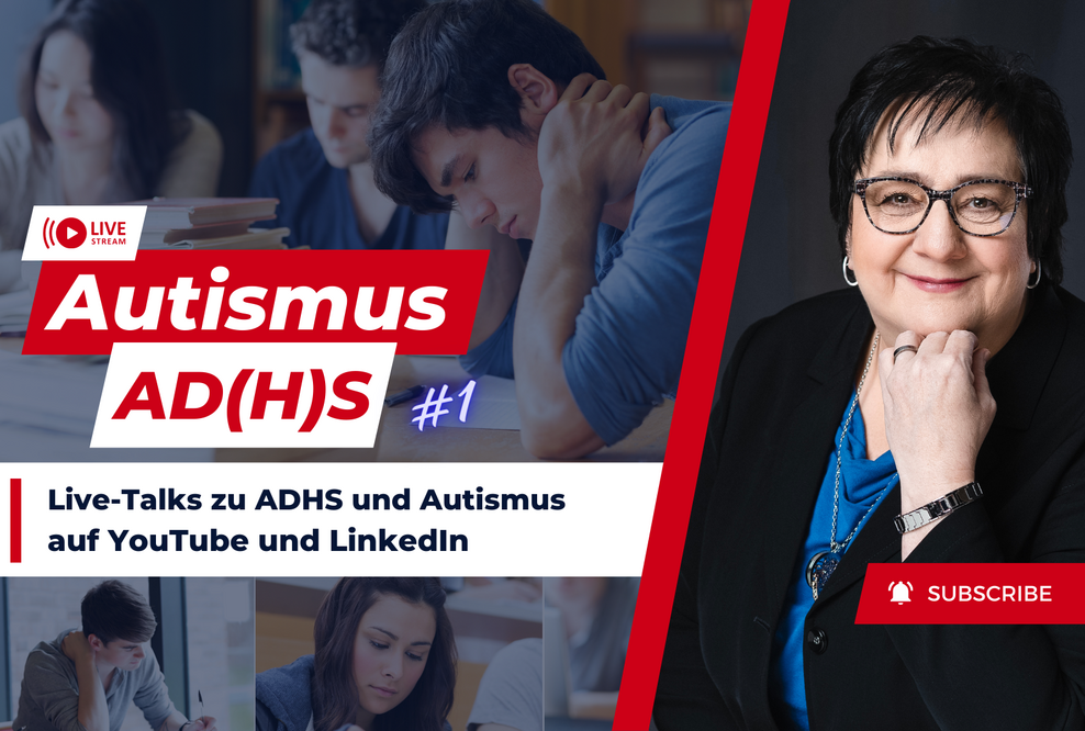 Live-Talks zu ADHS und Autismus auf YouTube und LinkedIn