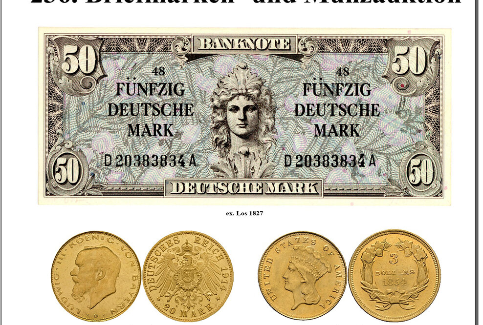 236. Pfankuch Auktion für Briefmarken, Münzen und Postgeschichte