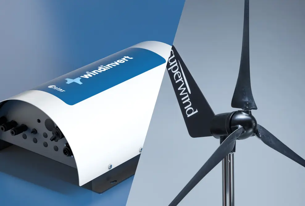 SolarInvert und superwind: Eine neue starke Allianz für Windkraft