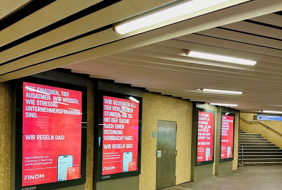 FINOM startet groß angelegte Plakatkampagne in Deutschland