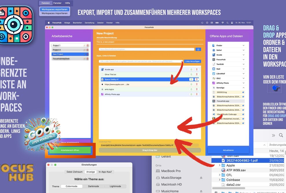 FocusHub - Überblick