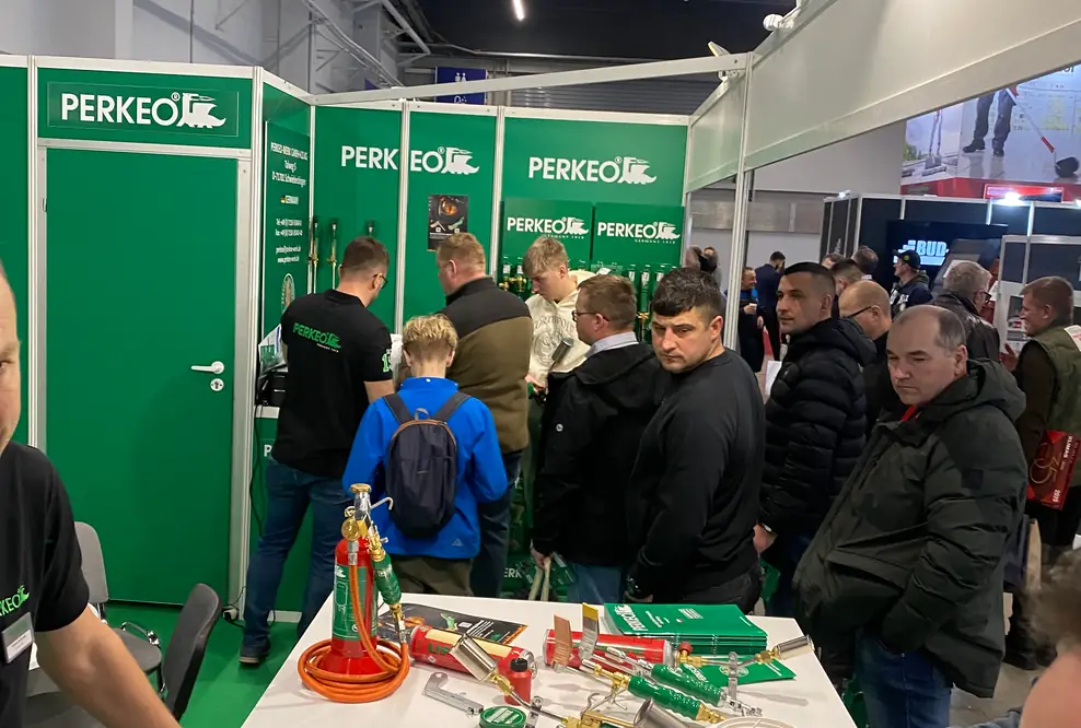 Großer Andrang am Messestand von PERKEO in Polen