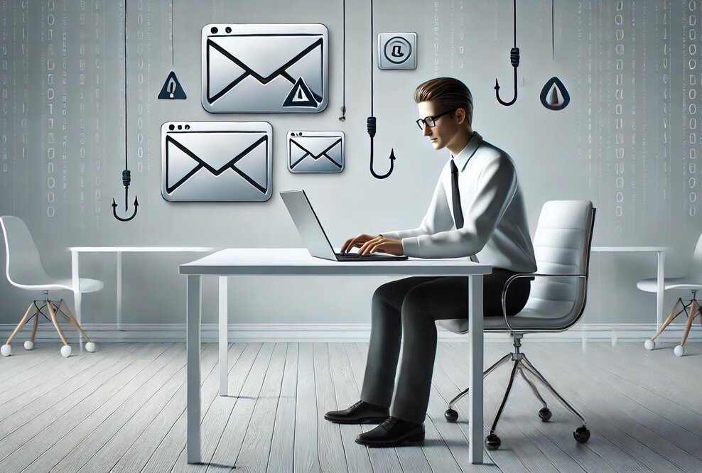 Mitarbeiter wird mit einer Phishing Mail reingelegt