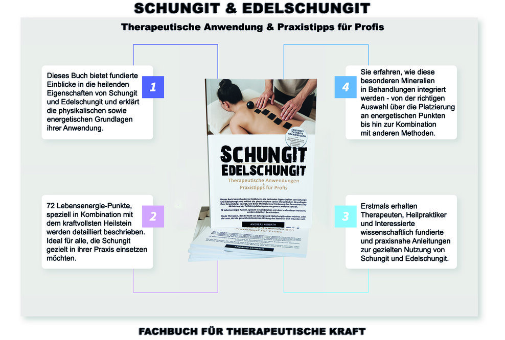 Fachbuch SCHUNGIT – EDELSCHUNGIT: Therapeutische Anwendungen und Praxistipps für Profis 