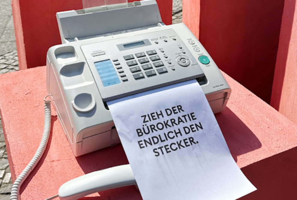 Berliner "Faxvertising"-Kampagne