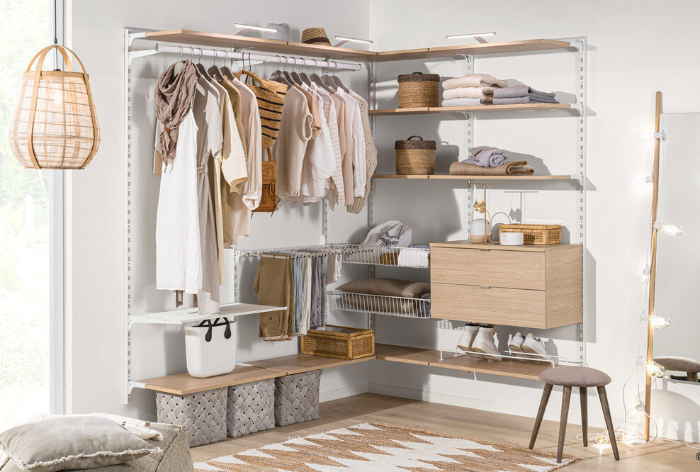 WALK-IN Regalsystem Kleiderschrank