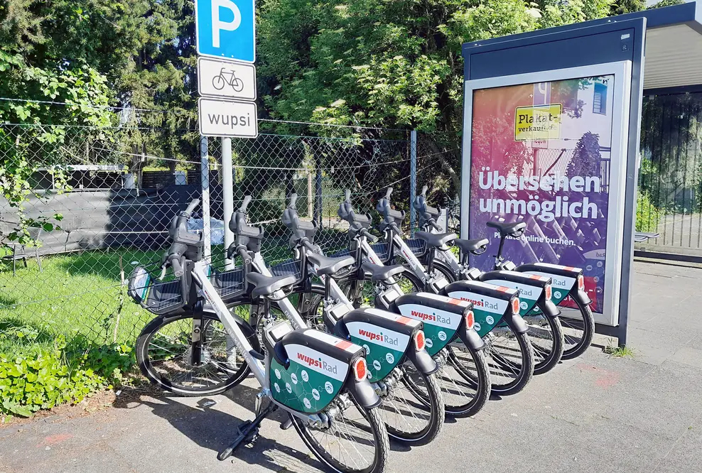 Unser neues Modell SMARTbike 2 UE während der Pilotphase in Leverkusen. 
