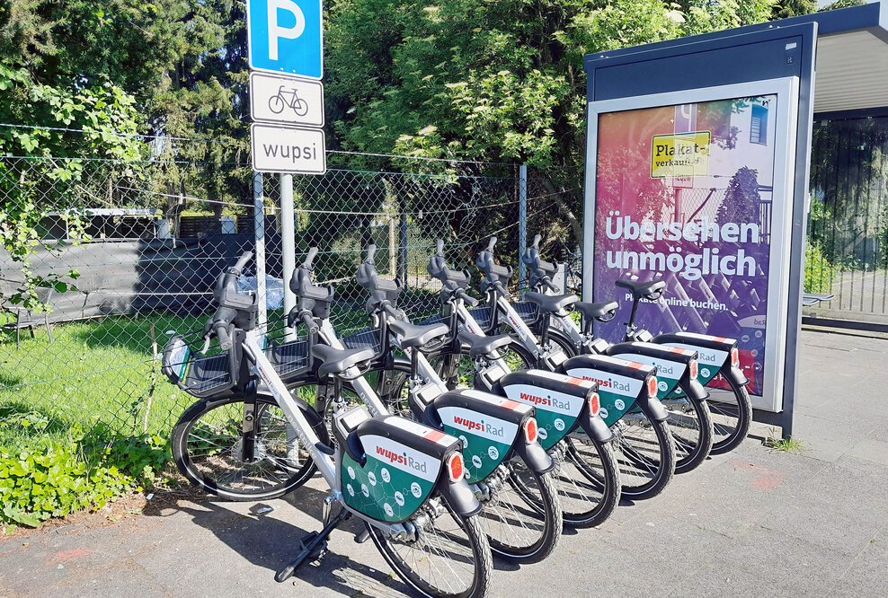 Unser neues Modell SMARTbike 2 UE während der Pilotphase in Leverkusen. 