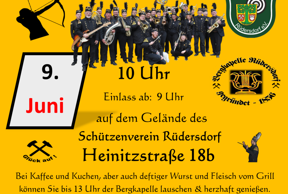 Traditionelles Pfingstkonzert der Bergkapelle Rüdersdorf.e.V.