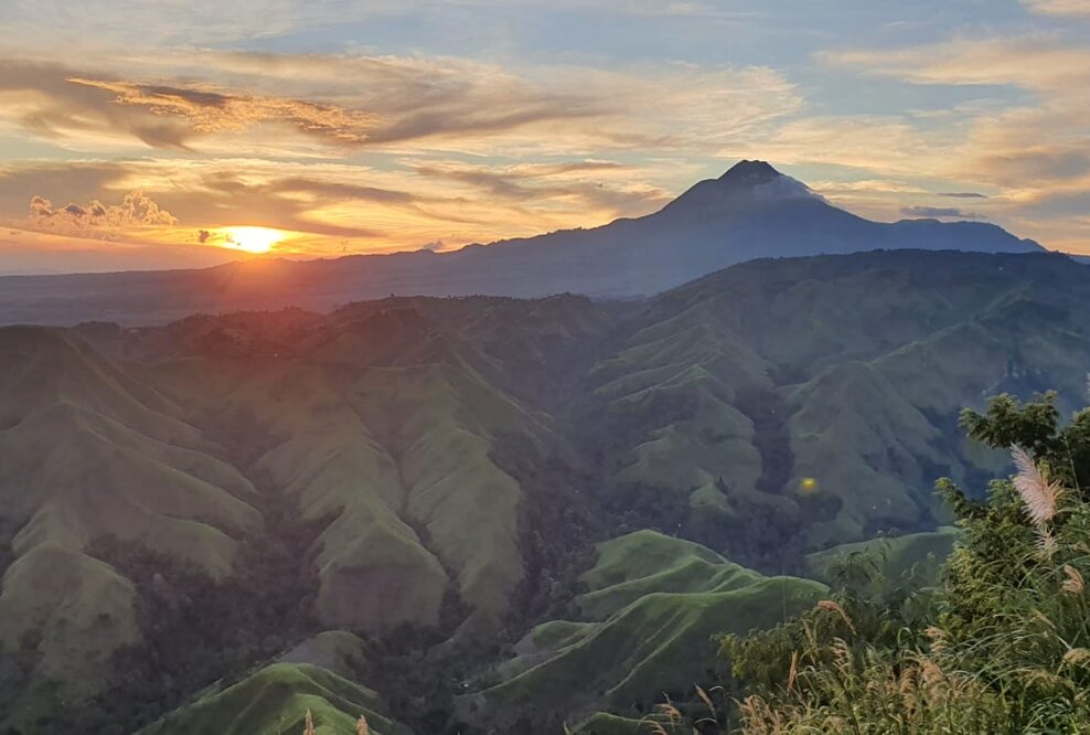 Mindanao's Berge und Natur ist sehr abwechslungsreich 