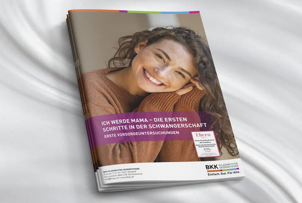 Die kostenfreie Inforeihe »Ich werde Mama« der BKK GILDEMEISTER SEIDENSTICKER