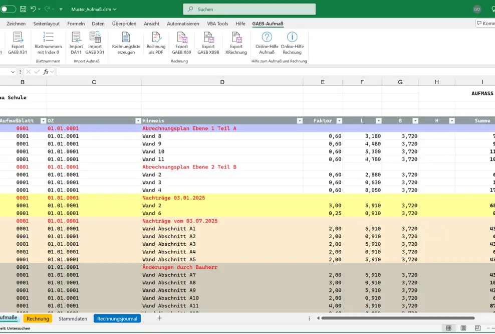 XRechnung direkt aus Mircrosoft Excel