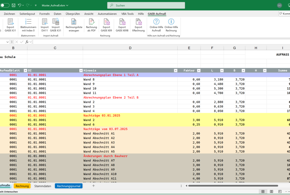 XRechnung direkt aus Mircrosoft Excel