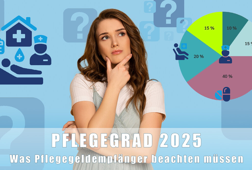Pflegegrad 2025 - Was Pflegegeldempfänger jetzt beachten müssen