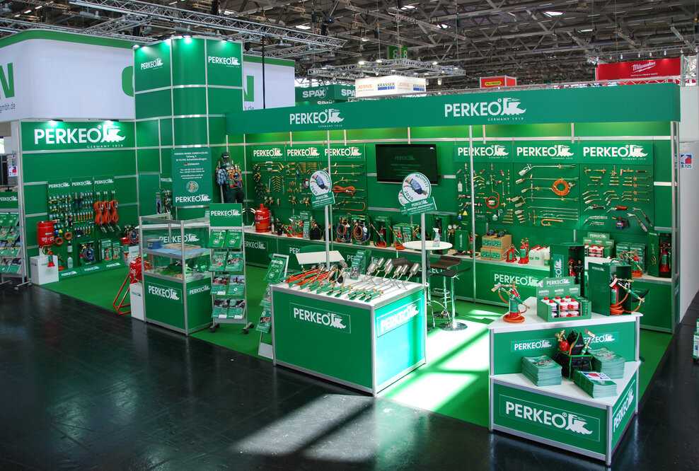Der PERKEO-Messestand auf der DACH+HOLZ