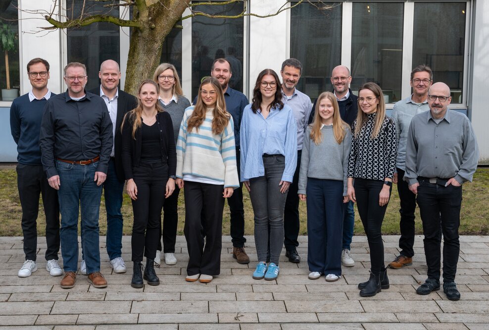 Projektteam GreenHET beim Kickoff-Termin am 6. Februar 2026 in Dortmund: Fraunhofer IML, Forschungszentrum Jülich GmbH, Franziskus Stiftung, Formitas AG, FACT GmbH; Encadi GmbH