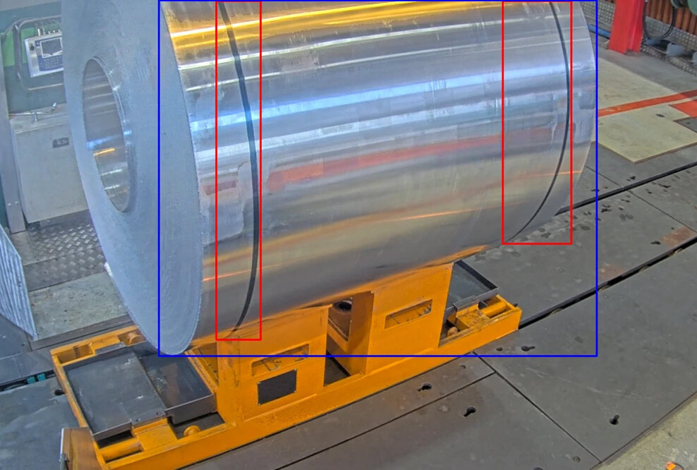 KI-gestützte Erkennung von Coil-Umreifungen mit ibaVision