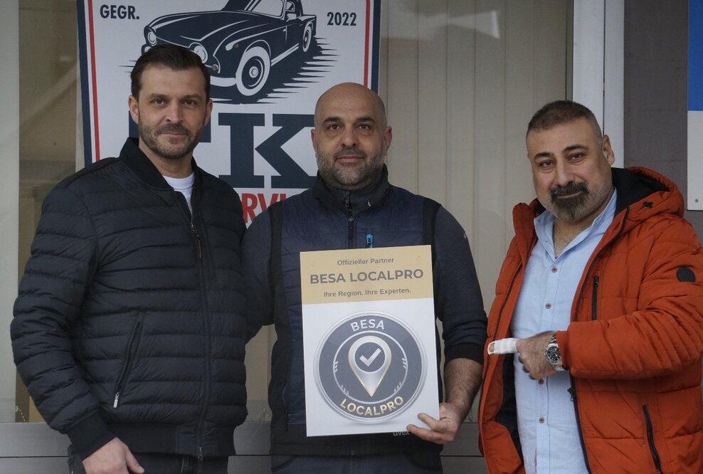 Aufnahme BESA LocalPro-Partner Tk24 Kfz-Meisterbetrieb in Ettlingen