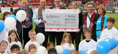 Audi und FC Ingolstadt spielen für UNICEF