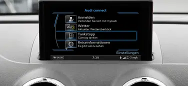Schnell die günstigste Tankstelle finden: der Service Tankstopp von Audi connect