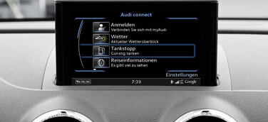 Schnell die günstigste Tankstelle finden: der Service Tankstopp von Audi connect
