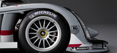 Vier Audi R18 e-tron quattro beim Testtag für die 24 Stunden von Le Mans