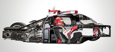 Audi-Sportprototypen: ultra-Leichtbau in Perfektion