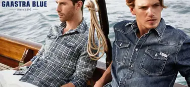 Denim Mode Gaastra BLUE: Neue Männer-Kollektion für Frühjahr/Sommer 2013 geankert
