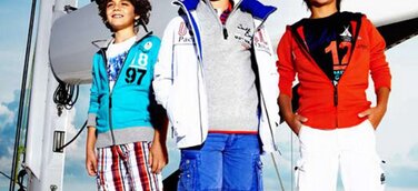 Sportliche Kindermode von Gaastra für Sommer 2013: Von der Bretagne bis nach Kalifornien