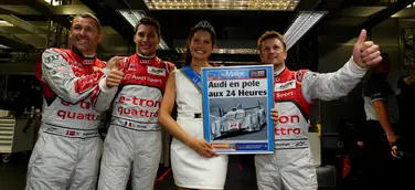 Audi in Le Mans geschlossen an der Spitze