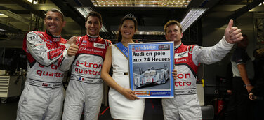 Audi in Le Mans geschlossen an der Spitze