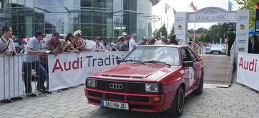 Jubilare von Audi Tradition bei Donau Classic
