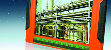 Mobiler 15“ Panel-PC für raue Umgebungen im Innen- und Außenbereich !