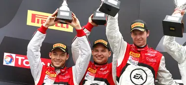 Audi R8 LMS ultra in Spa auf dem Podium