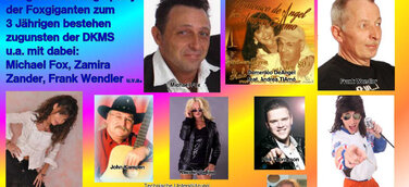 Benefiz-Veranstaltung zugunsten der DKMS – Die große Schlagerparty der Foxgiganten