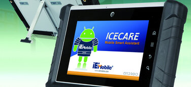 Robuster Android-Tablet-PC mit Hot-Swap Akkus