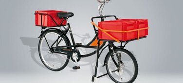 Schwere Teile von A nach B? Von PFIFF gibt es dafür ganz neu zwei Lastenräder, einen Industrieroller und ein Lastendreirad