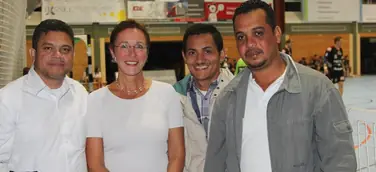 Handball-Bundesliga in Erlangen: Bürgermeister von San Carlos, Nicaragua, als Ehrengast dabei